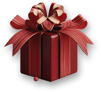 Gift box representing balanced casual entertainment