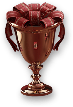 Trophy representing comfortable levels of challenge